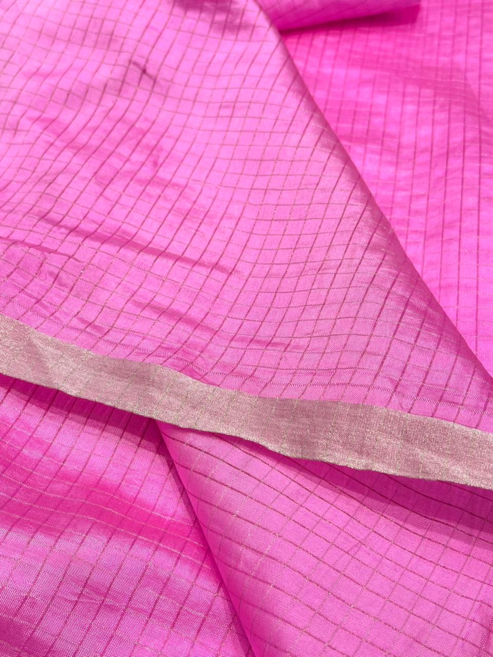 K.R KASAT - Pink Fabric Material